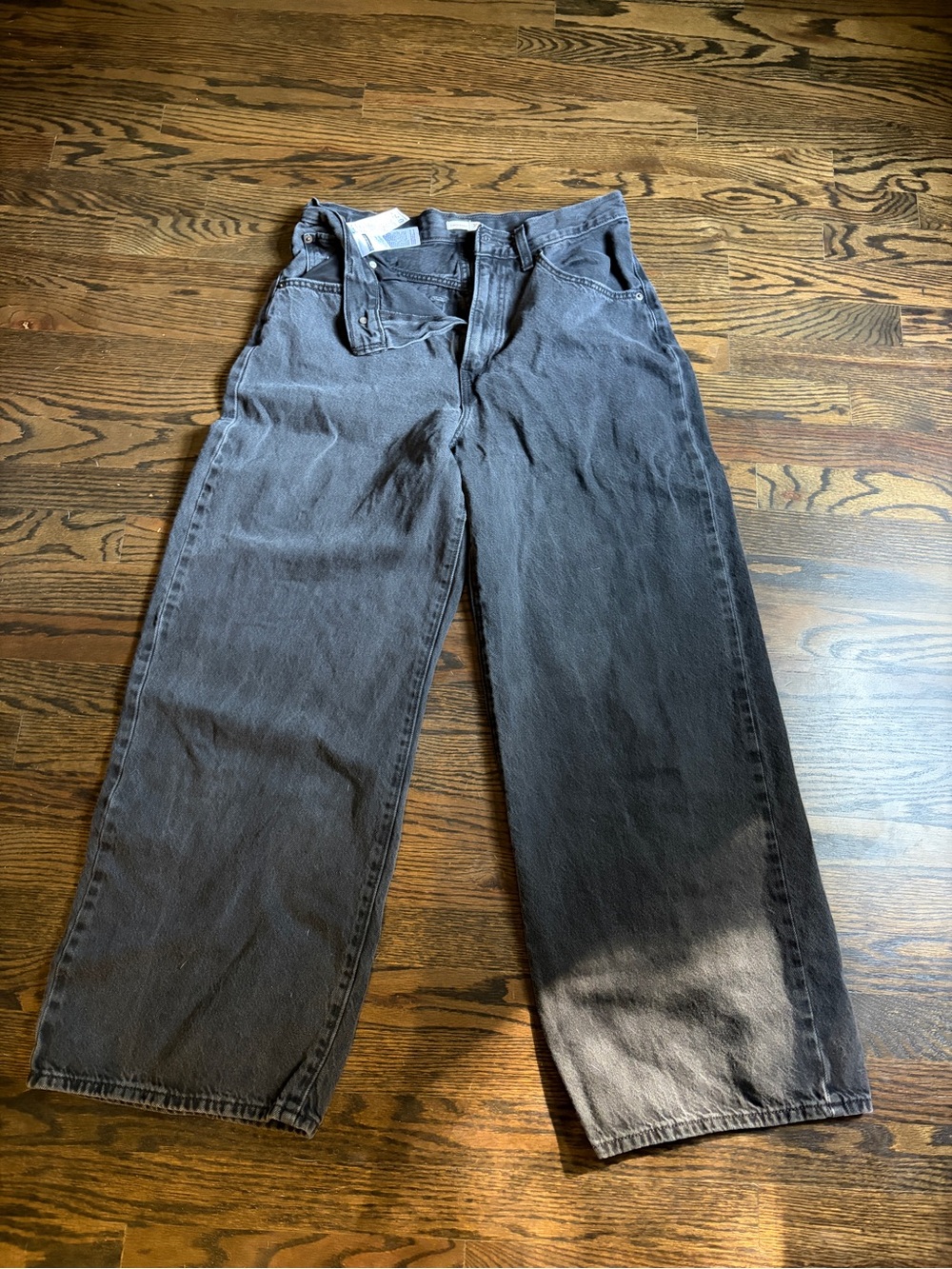 Levi’s cinch baggy wide leg women’s jeans size 30 black